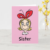 Carte Comment Grinch a volé Noël | Grinch Sister (Fleur jaune)