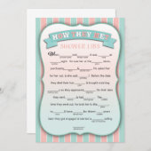 Carte Comment Ils Ont Rencontré Les Lèvres De Douche Drô (Devant / Derrière)