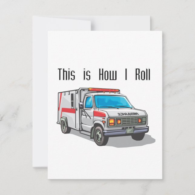 Carte Comment je lance l'ambulance (Devant)