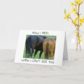 CARTE COMMENT JE ME SENS **LORSQUE JE NE PEUX PAS VOUS V (Fleur jaune)