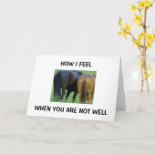 CARTE COMMENT JE ME SENS QUAND TU N'ES PAS BIEN (Fleur jaune)