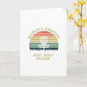Carte Comment jouer au Disc Golf (Fleur jaune)