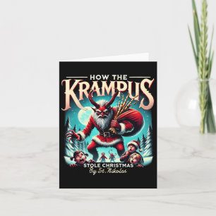 Carte Comment Le Krampus A Volé Le Krampus De Noël Arriv