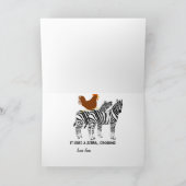 Carte Comment le poulet a-t-il traversé la route, la car (Intérieur)