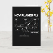 Carte Comment Les Avions Volent Pour Les Pilotes Étudian (Fleur jaune)