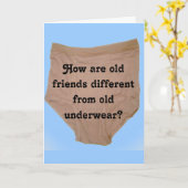 Carte Comment les vieux amis sont-ils différents des vie (Fleur jaune)