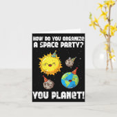 Carte Comment Organiser Une Fête Spatiale Sur Votre Plan (Fleur jaune)