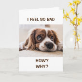 CARTE COMMENT POURRAIS-JE ? SENTEZ-VOUS SI MAUVAIS BATTU (Fleur jaune)