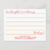 carte commentaire arc-en-cielBurst (Devant)