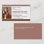 Carte commerciale audacieuse d'entreprise (Devant / Derrière)