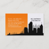 Carte commerciale d'entreprise immobilière (Dos)