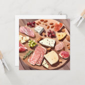 Carte Commission de la charcuterie | Cuisine et cuisine (Devant/Arrière en situation)