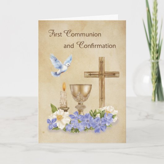 Carte Communion et Confirmation RCIA Félicitations (Devant)