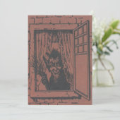 Carte Commutateur de fenêtre Krampus rouge (Debout devant)