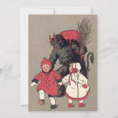 Carte Commutateur Krampus Chasse Enfants (Devant)