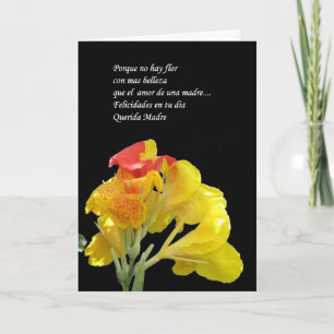 Carte como TU de madre aucun foin Flor