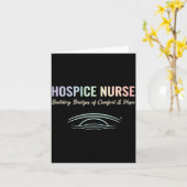Carte Comon In Care Hosce Nurse Palliative Suprt Graphic (Fleur jaune)