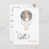 Carte *~* Comos Lune Lunaire Shaman (Devant / Derrière)