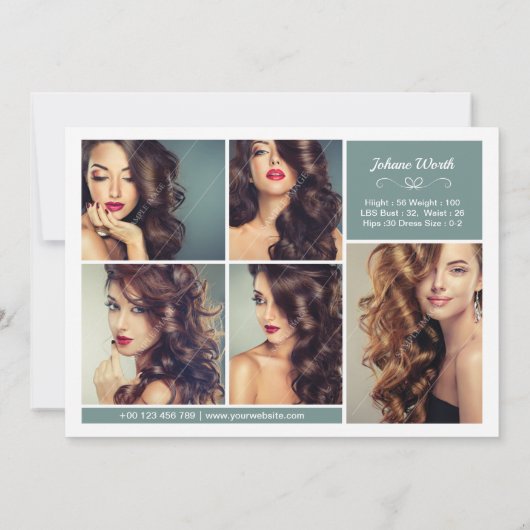 Carte Comp Acteur Modèle (Dos)