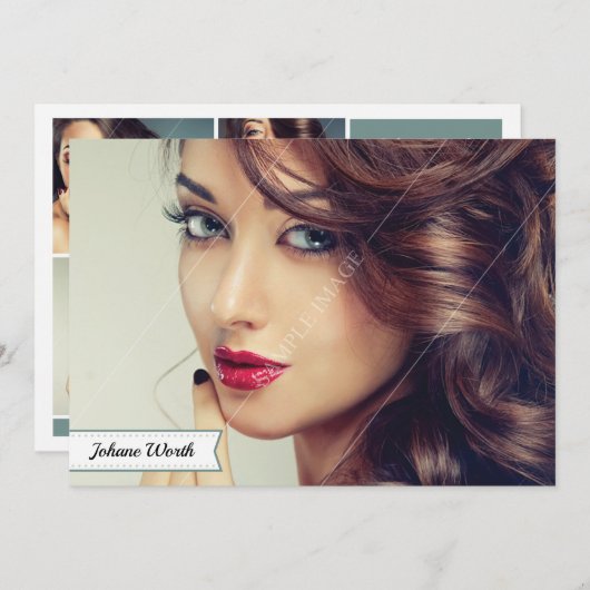 Carte Comp Acteur Modèle (Devant / Derrière)