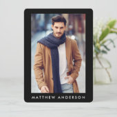 Carte Comp Acteur Modèle - 3 Photo Retour (Debout devant)