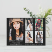 Carte Comp Acteur Modèle 5 Photo 5x7 Blk (Debout devant)