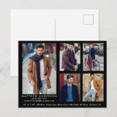 Carte Comp Acteur Modèle Blk 5 Photo Carte Postale (Devant / Derrière)