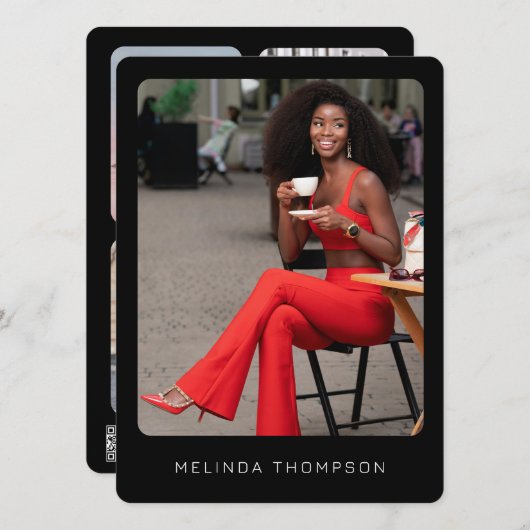 Carte Comp Acteur Modélisation Moderne 5 Photo Cod (Devant / Derrière)