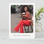 Carte Comp Acteur Modélisation Moderne 5 Photo Cod (Debout devant)