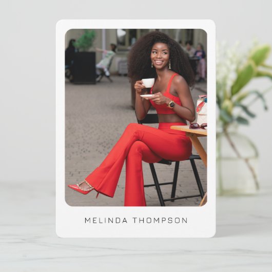 Carte Comp Acteur Modélisation Moderne 5 Photo Cod (Debout devant)