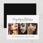 Carte Comp Artist de maquillage entièrement person (Devant / Derrière)