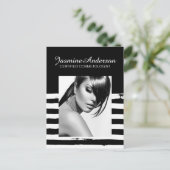 Carte Comp Artist de maquillage entièrement person (Debout devant)