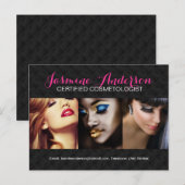 Carte Comp Artist de maquillage entièrement person (Devant / Derrière)