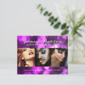 Carte Comp Artist de maquillage entièrement person (Debout devant)