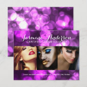 Carte Comp Artist de maquillage entièrement person (Devant / Derrière)