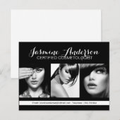 Carte Comp Artist de maquillage entièrement person (Devant / Derrière)