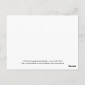 Carte Comp Artist de maquillage entièrement person (Dos)