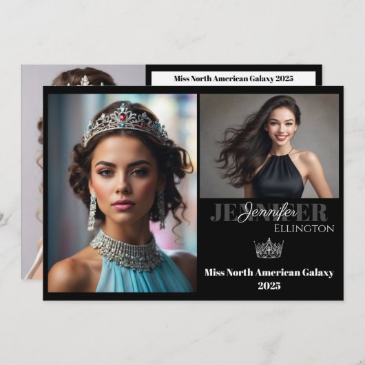 Carte Comp Autographe pour concours de frontière E (Devant / Derrière)