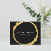 Carte comp d'art moderne Gold et Black Maquillage (Debout devant)