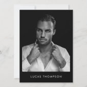 Carte Comp de l'acteur de modélisation masculine 5 (Devant)