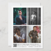 Carte Comp de l'acteur de modélisation masculine 5 (Dos)