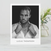 Carte Comp de l'acteur de modélisation masculine 5 (Debout devant)