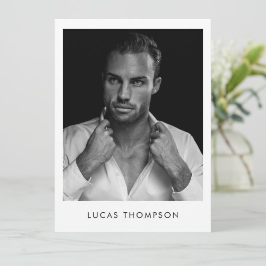 Carte Comp de l'acteur de modélisation masculine 5 (Debout devant)