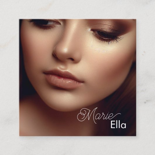 Carte Comp gris clair moderne Modèle photo Classy (Devant)