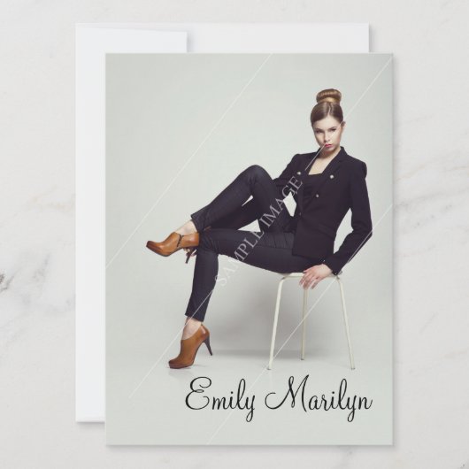 Carte Comp Modélisation de mode (Devant)