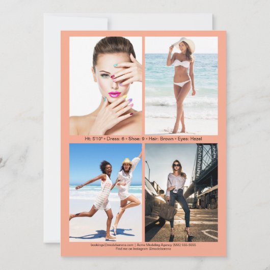 Carte Comp Modélisation Malibu 5 | Double face (Dos)