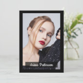 Carte Comp/Zed 5 Acteur photo recto-verso 5x7 (Debout devant)