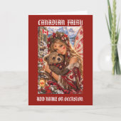 CARTE COMPAGNES FÉES INTERNATIONALES -CANADIEN (Devant)