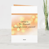 Carte Compagnon fidèle - Mémorial de la perte de chien (Dos)