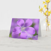 Carte Compagnon. Pensez à vous, Card (Fleur jaune)